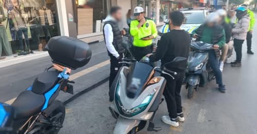 Antalya’da trafikte motosiklet denetimi yapıldı