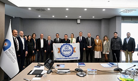 Antalya Büyükşehir Belediyesi’ne ISO 50001 belgesi teslim edildi