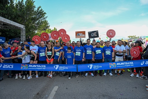 Antalya’da 20. Runtalya coşkusu yaşandı