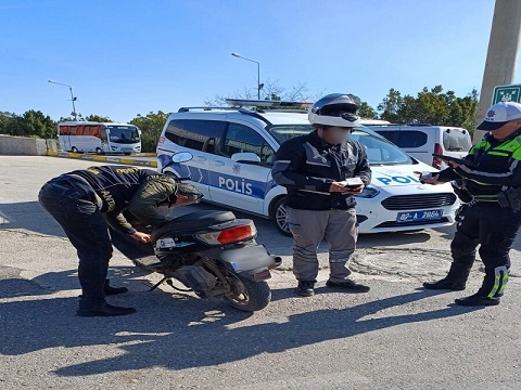 Antalya Genelinde Motosiklet Uygulaması Yapıldı