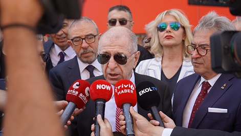 Ümit Özdağ, Genel Merkezimizin önünde basın açıklaması yaptı