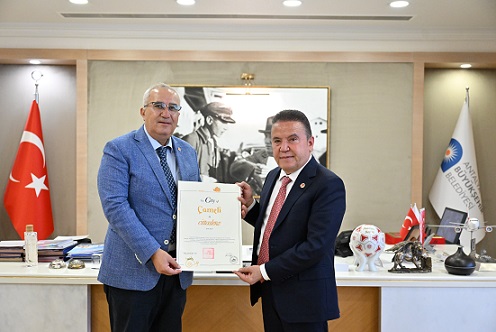 Çameli’nden Başkan Muhittin Böcek’e Sakin Şehir teşekkürü