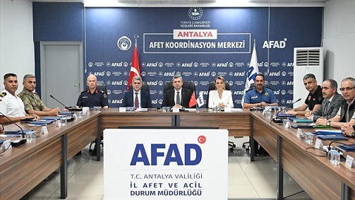 Antalya’da İl Afet ve Acil Durum Koordinasyon Kurulu Toplantısı yapıldı