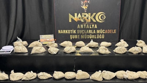 Kepez’de 15 kilo eroin ele geçirildi