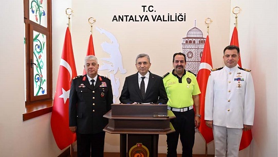 Vali Şahin’den “Antalya’nın Huzuru” Ağustos Ayı Değerlendirmesi