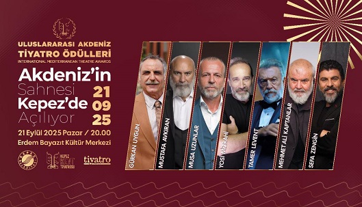 Uluslararası Akdeniz Tiyatro Ödülleri Töreni’ne yıldız yağmuru