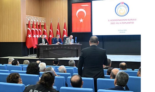 2025 Yılı 4. İl Koordinasyon Kurulu Toplantısı Gerçekleştirildi
