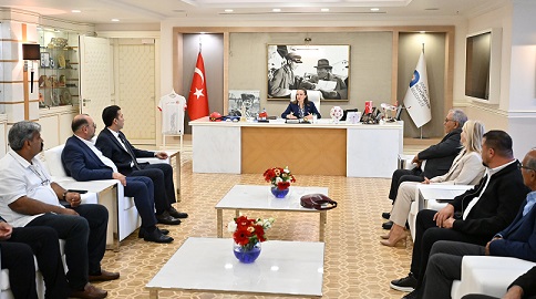 Muhtarlardan Başkan Vekili Özdemir’e ziyaret