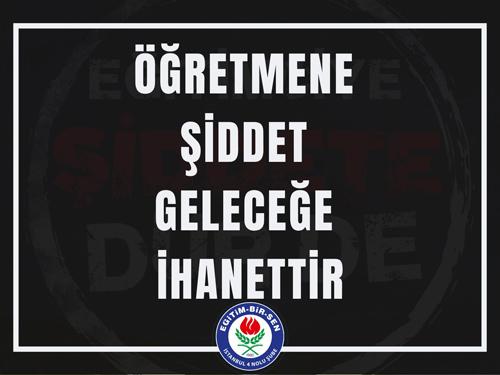 Eğitim Bir Sen’den Kadın öğretmene şiddete tepki
