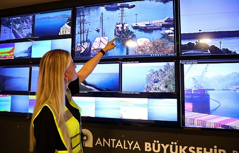 Antalya’da Gemi Denetim Sistemi 7/24 takip altında