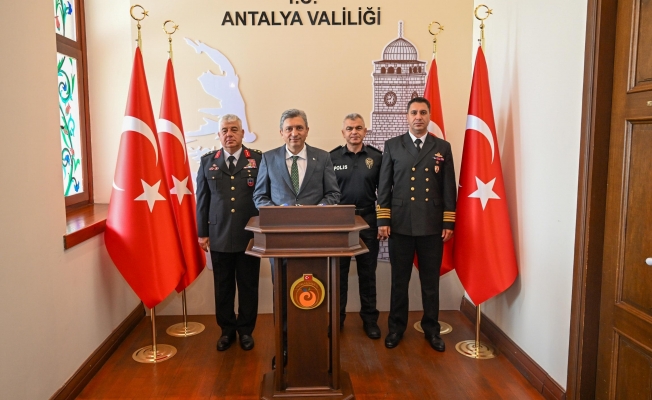 Antalya’da İl Asayiş ve Güvenlik Bilgilendirme Toplantısı yapıldı