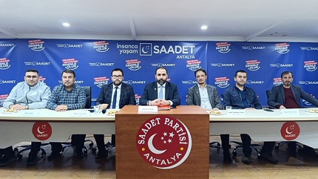 Saydam’dan Antalya’da güçlü mesajlar:  “Türkiye’nin ihtiyacı köklü bir adalet ve kalkınma reformudur”