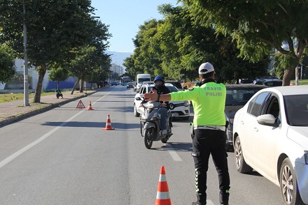 Antalya’da Trafik Birimlerimizce Son 1 haftada Yapılan Denetimler
