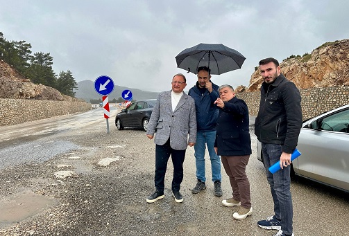 Akçeşme yolunda hummalı çalışma