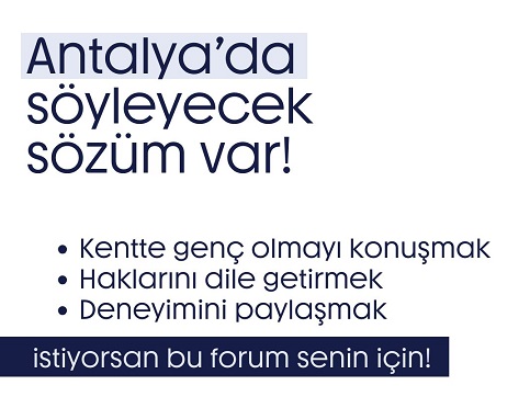 Antalya’da Gençler sorunlarını tartışacak