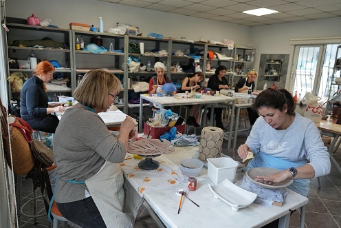 Konyaaltı’nda Konsem Kurslarında Sanatla Buluşuyorlar