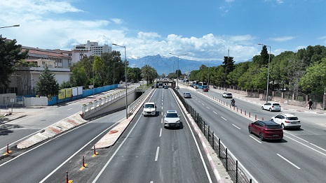 Yüzüncü Yıl Bulvarı’nda asfaltlama çalışması tamamlandı