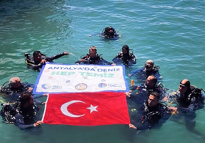 Manavgat’ta Deniz Ve Kıyılar İçin Temizlik Seferberliği