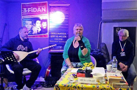 Şiir, müzik ve dostluk ‘Dolunay’da kucaklaştı