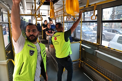 Antalya’da Otobüslere sıkı takip