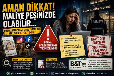 Aman Dikkat! Maliye Peşinizde Olabilir… Sosyal Medyadan Satış Yapanları Bekleyen Büyük Tehlike