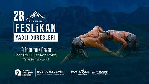 Antalya Feslikan Güreşleri’nde 800 pehlivan er meydanına çıkacak