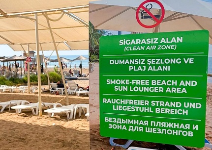 Manavgat’ta Plajlarda “Dumansız Plaj” Uygulaması Başlatıldı