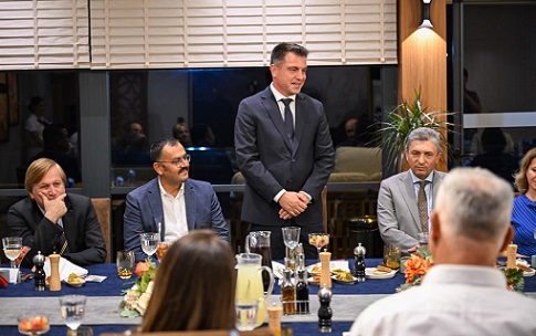 Antalya Sahil Güvenlik Grup Komutanı Yarbay Coşkun’a Veda Töreni