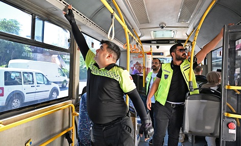 Antalya’da toplu taşımada klima denetimi sıklaştırıldı