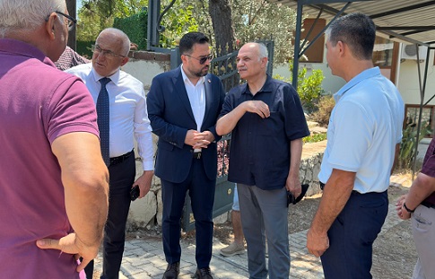Saadet Partisi Heyetinden Adrasan Yangın Bölgesine Ziyaret
