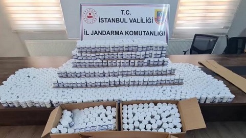İstanbul’da 257 bin uyuşturucu hap ele geçirildi
