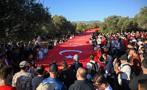 Cumhuriyet’in 103. Yılına Kaş’tan Anlamlı Selam