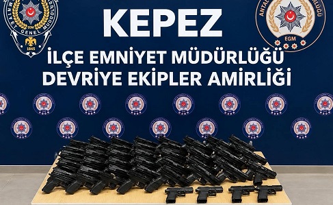 Antalya’da Silah Ticaretine Darbe!